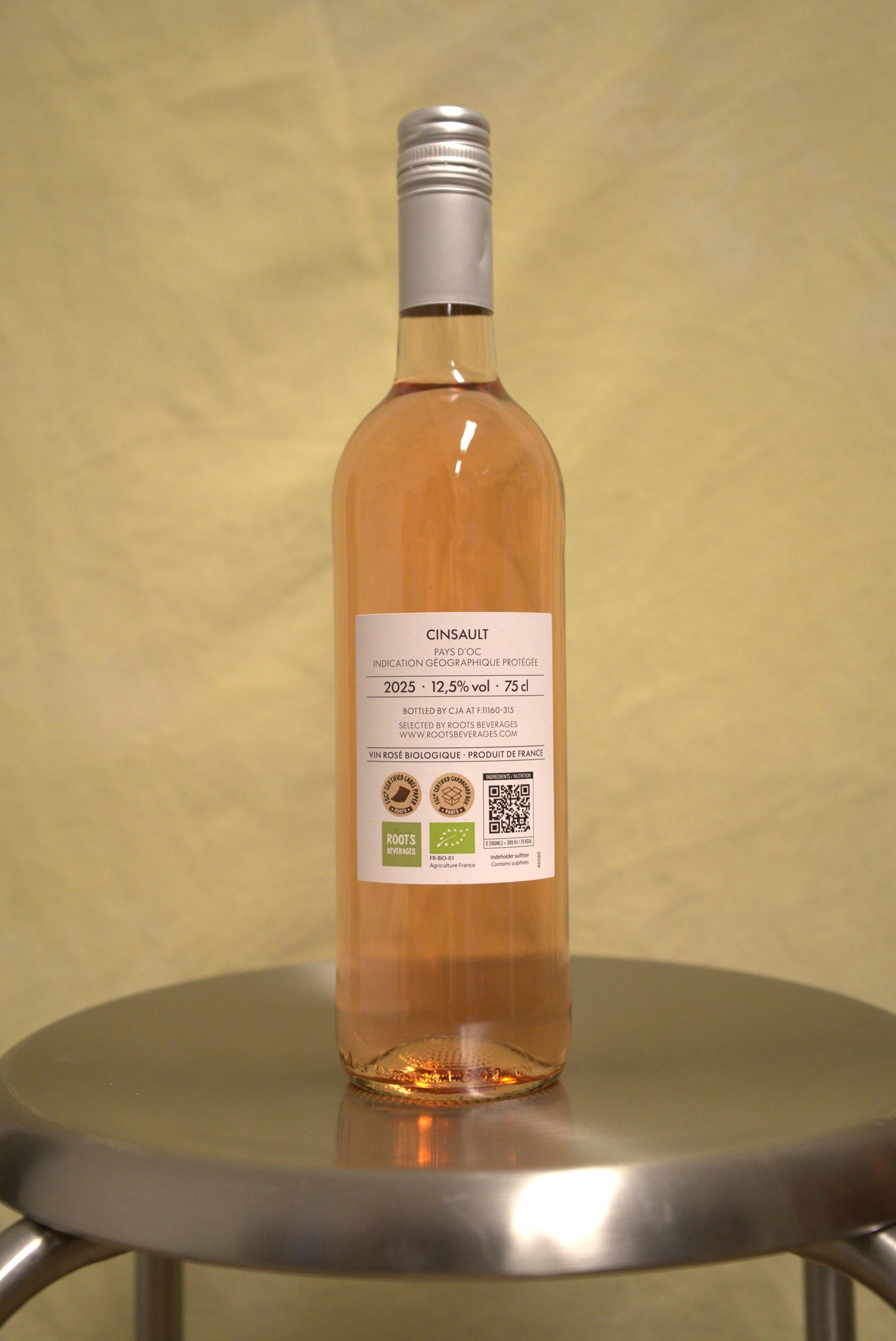 Øko Rosé Back Label